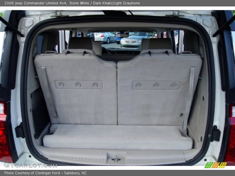 Stone White / Dark Khaki/Light Graystone 2006 Jeep Commander Limited 4x4