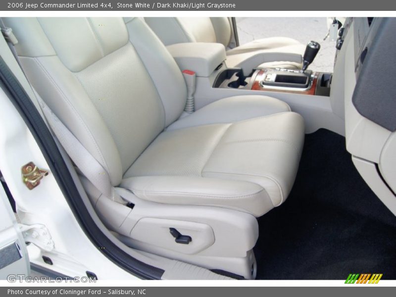 Stone White / Dark Khaki/Light Graystone 2006 Jeep Commander Limited 4x4