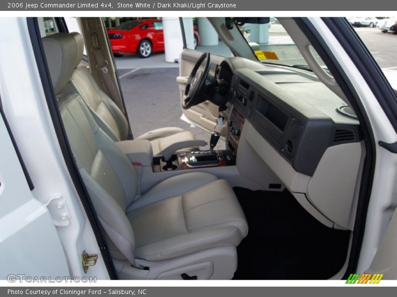 Stone White / Dark Khaki/Light Graystone 2006 Jeep Commander Limited 4x4