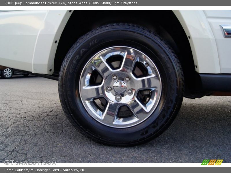 Stone White / Dark Khaki/Light Graystone 2006 Jeep Commander Limited 4x4