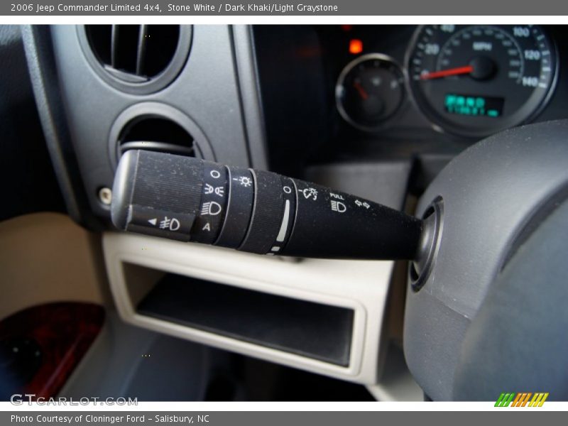 Stone White / Dark Khaki/Light Graystone 2006 Jeep Commander Limited 4x4