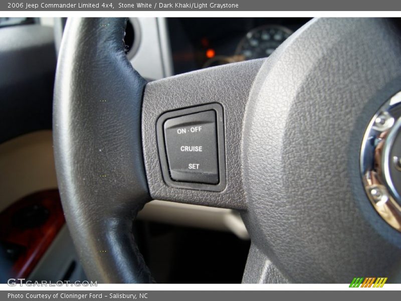 Stone White / Dark Khaki/Light Graystone 2006 Jeep Commander Limited 4x4