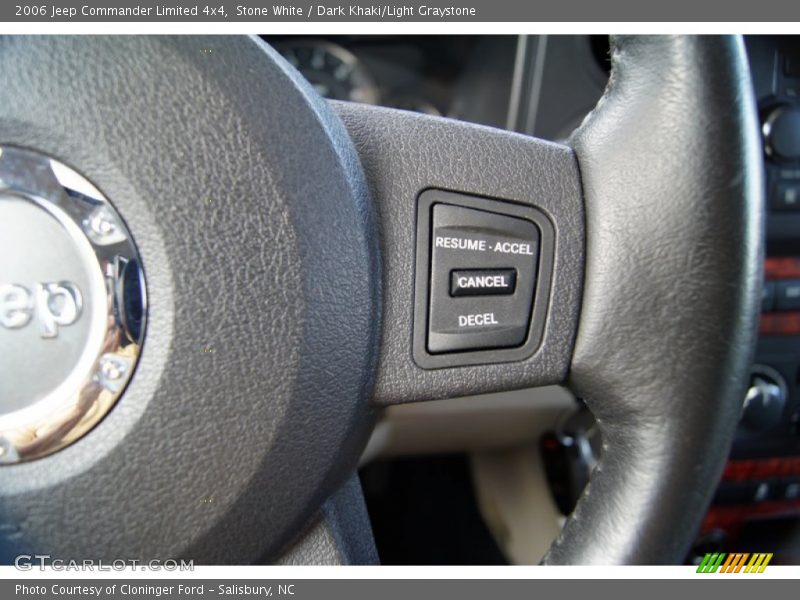 Stone White / Dark Khaki/Light Graystone 2006 Jeep Commander Limited 4x4