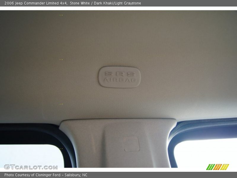 Stone White / Dark Khaki/Light Graystone 2006 Jeep Commander Limited 4x4