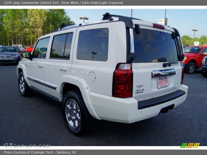 Stone White / Dark Khaki/Light Graystone 2006 Jeep Commander Limited 4x4