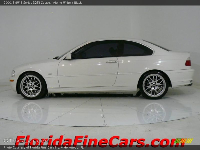 Alpine White / Black 2001 BMW 3 Series 325i Coupe