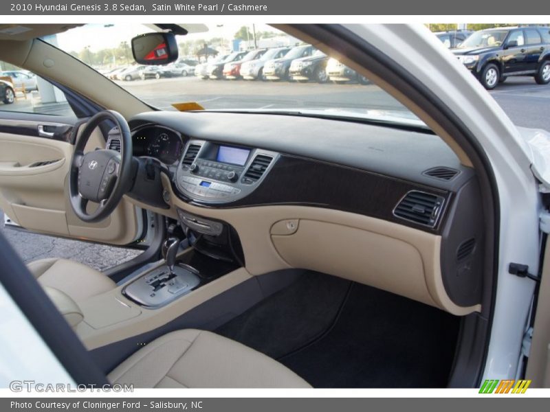 Satin White Pearl / Cashmere 2010 Hyundai Genesis 3.8 Sedan