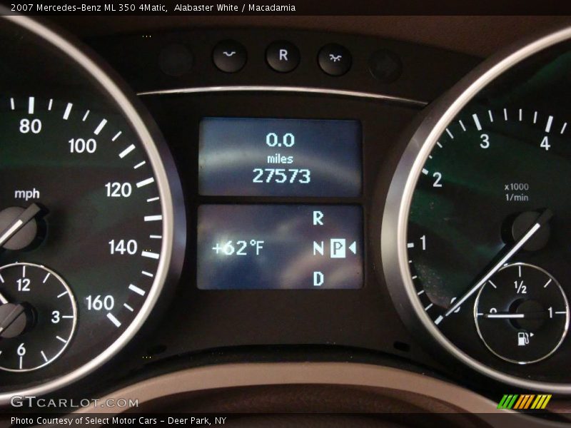 Alabaster White / Macadamia 2007 Mercedes-Benz ML 350 4Matic