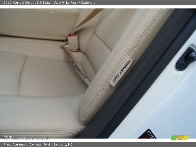 Satin White Pearl / Cashmere 2010 Hyundai Genesis 3.8 Sedan