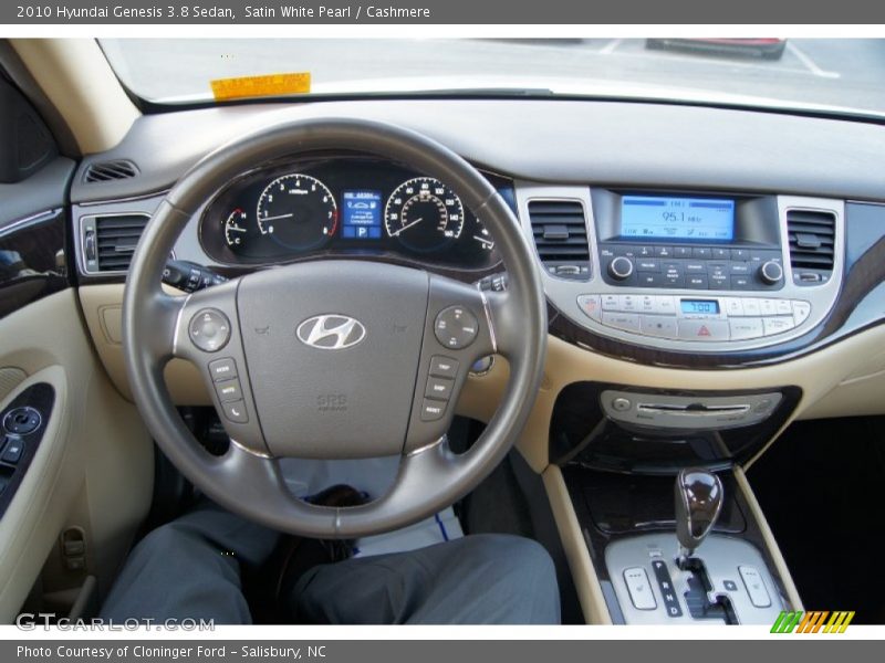 Satin White Pearl / Cashmere 2010 Hyundai Genesis 3.8 Sedan