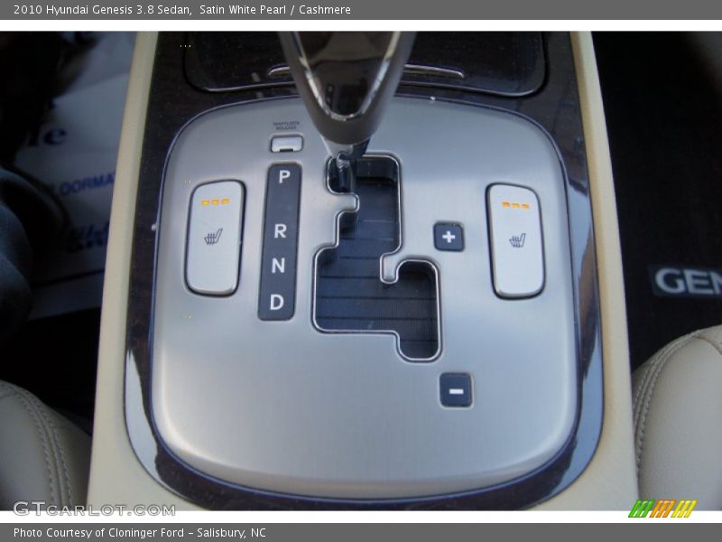 Satin White Pearl / Cashmere 2010 Hyundai Genesis 3.8 Sedan