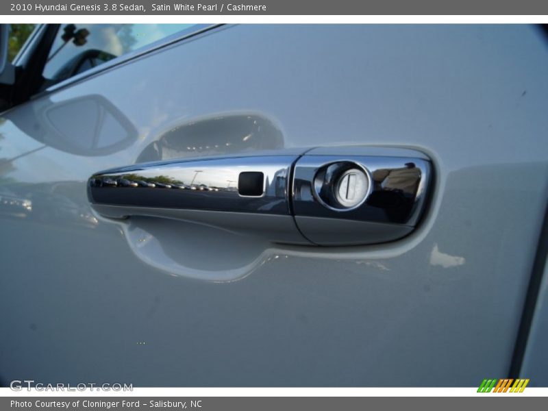 Satin White Pearl / Cashmere 2010 Hyundai Genesis 3.8 Sedan