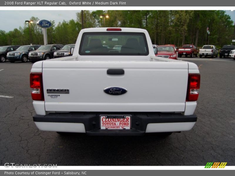 Oxford White / Medium Dark Flint 2008 Ford Ranger XLT Regular Cab