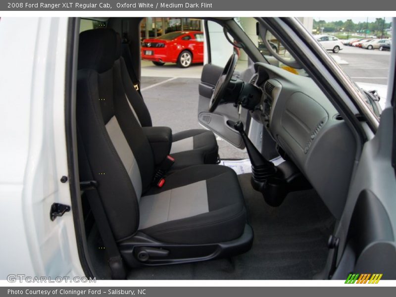 Oxford White / Medium Dark Flint 2008 Ford Ranger XLT Regular Cab