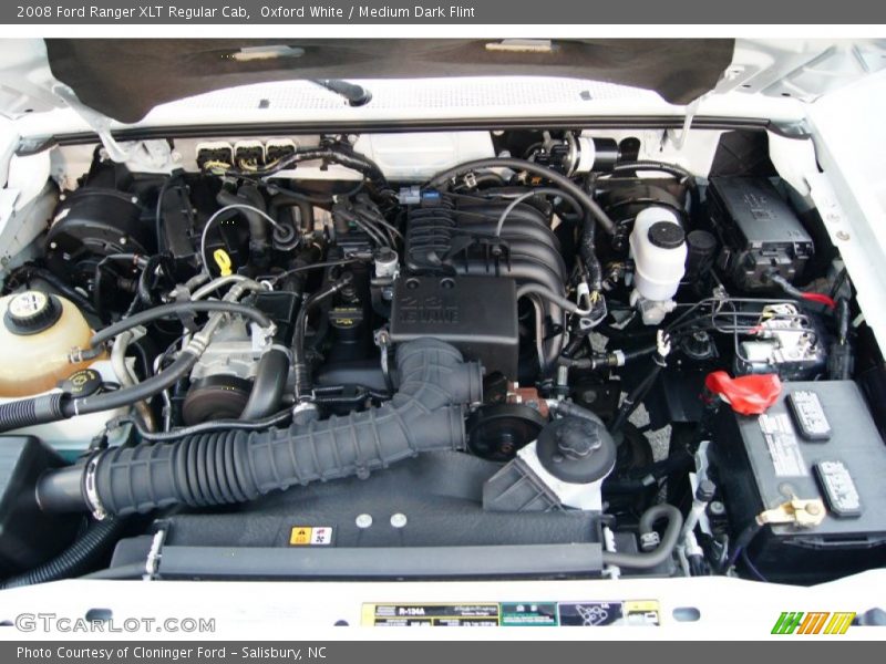 Oxford White / Medium Dark Flint 2008 Ford Ranger XLT Regular Cab
