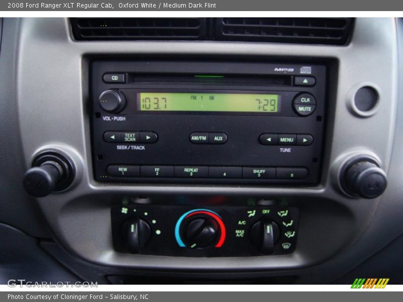 Oxford White / Medium Dark Flint 2008 Ford Ranger XLT Regular Cab
