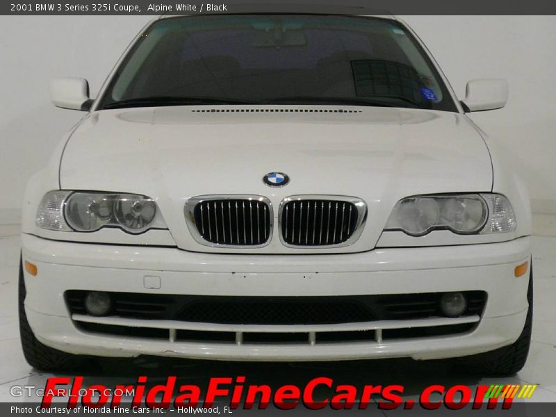 Alpine White / Black 2001 BMW 3 Series 325i Coupe