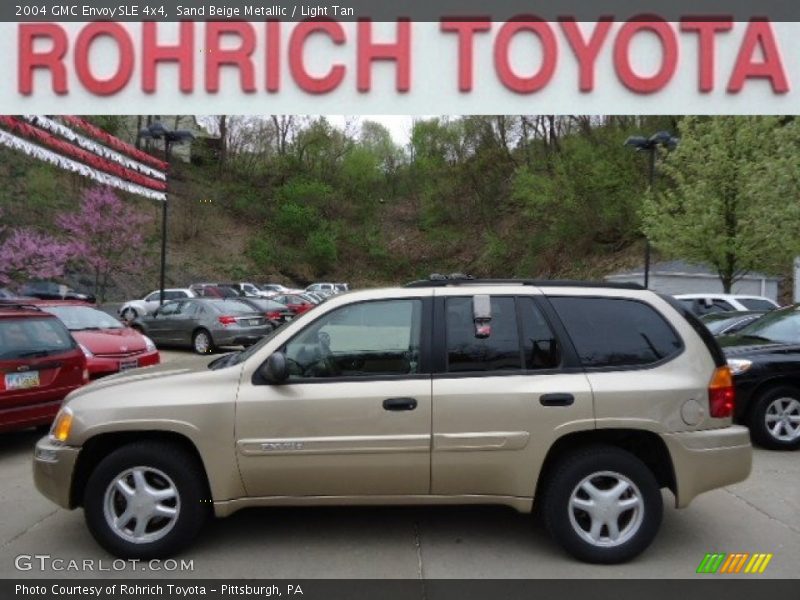 Sand Beige Metallic / Light Tan 2004 GMC Envoy SLE 4x4