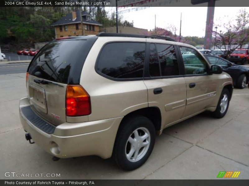 Sand Beige Metallic / Light Tan 2004 GMC Envoy SLE 4x4