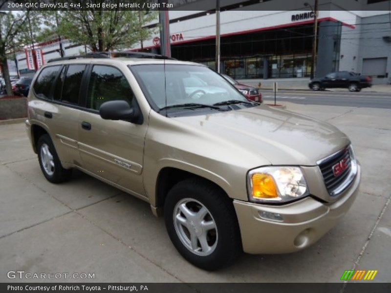 Sand Beige Metallic / Light Tan 2004 GMC Envoy SLE 4x4