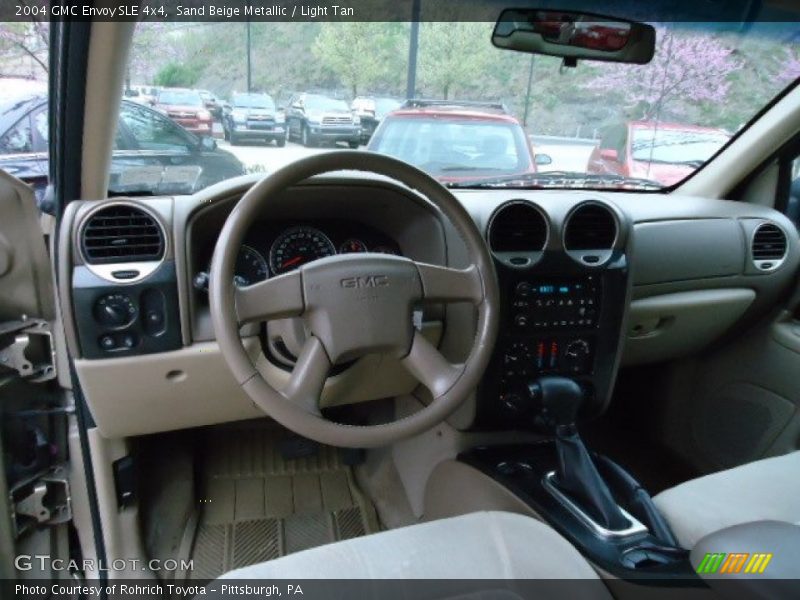 Sand Beige Metallic / Light Tan 2004 GMC Envoy SLE 4x4