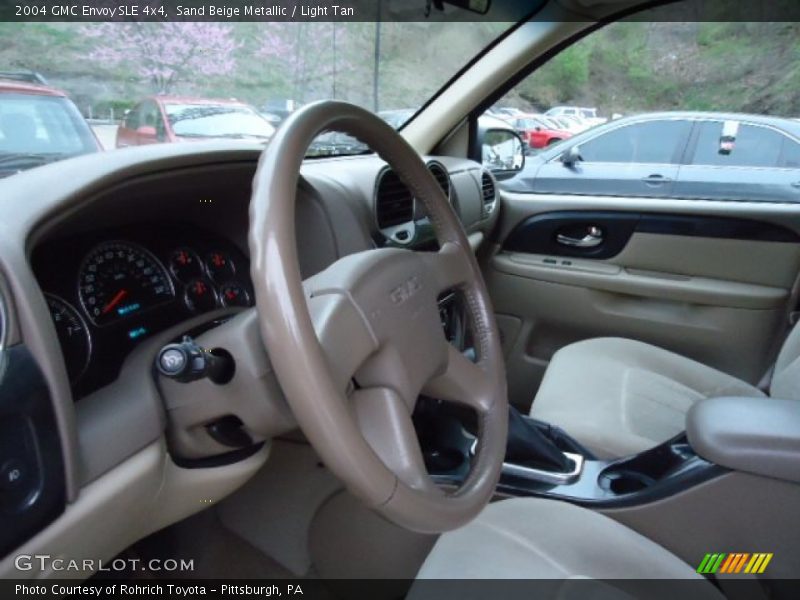 Sand Beige Metallic / Light Tan 2004 GMC Envoy SLE 4x4