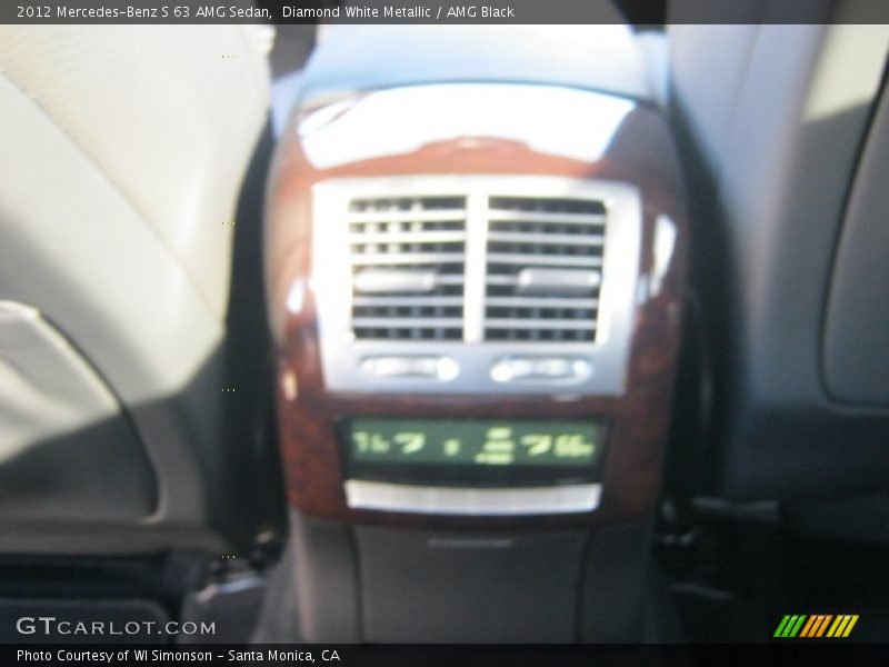 Diamond White Metallic / AMG Black 2012 Mercedes-Benz S 63 AMG Sedan