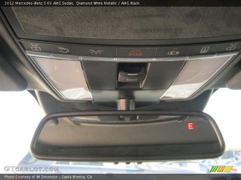 Diamond White Metallic / AMG Black 2012 Mercedes-Benz S 63 AMG Sedan