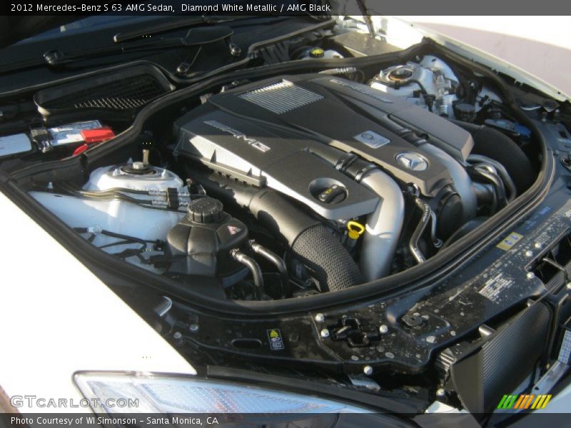  2012 S 63 AMG Sedan Engine - 5.5 Liter AMG Biturbo DOHC 32-Valve VVT V8