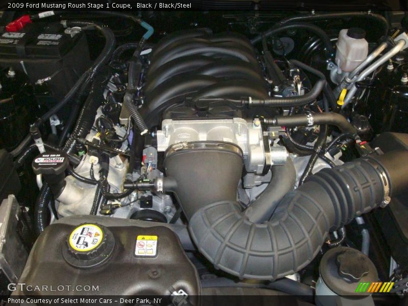 Black / Black/Steel 2009 Ford Mustang Roush Stage 1 Coupe