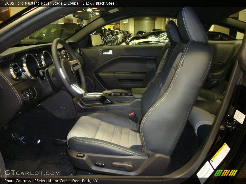 Black / Black/Steel 2009 Ford Mustang Roush Stage 1 Coupe
