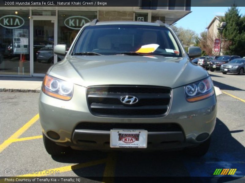 Natural Khaki Green / Beige 2008 Hyundai Santa Fe GLS