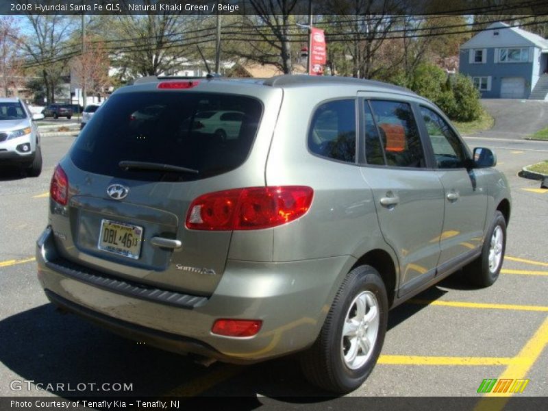 Natural Khaki Green / Beige 2008 Hyundai Santa Fe GLS