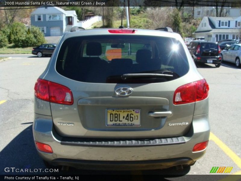 Natural Khaki Green / Beige 2008 Hyundai Santa Fe GLS