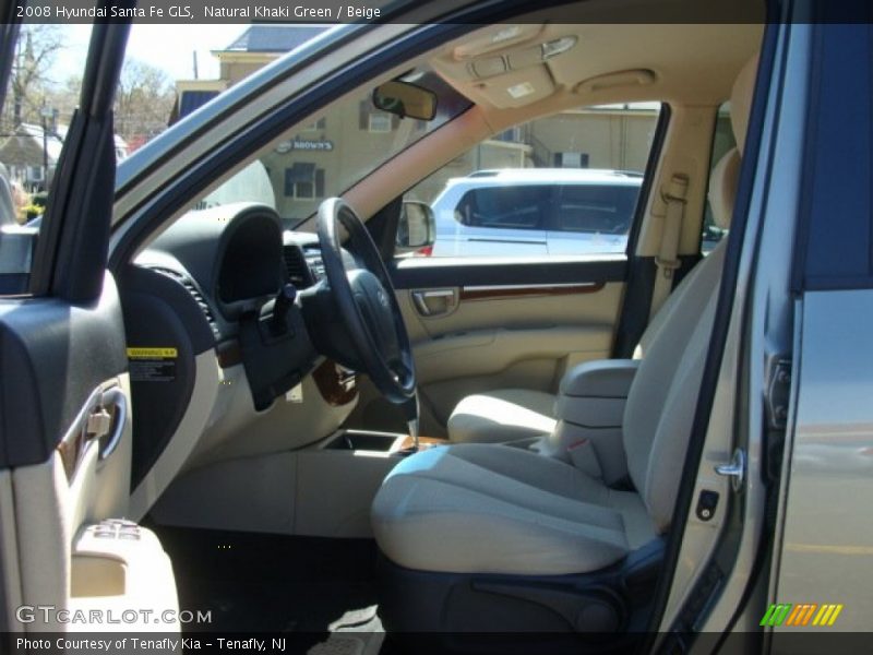 Natural Khaki Green / Beige 2008 Hyundai Santa Fe GLS