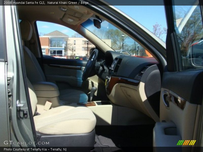 Natural Khaki Green / Beige 2008 Hyundai Santa Fe GLS