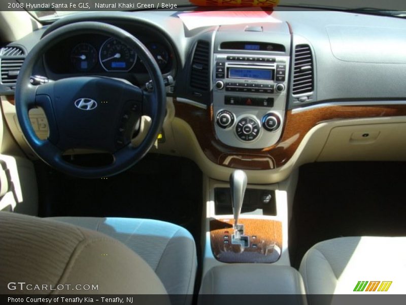 Natural Khaki Green / Beige 2008 Hyundai Santa Fe GLS
