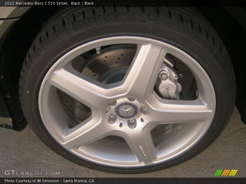 Black / Black 2012 Mercedes-Benz S 550 Sedan