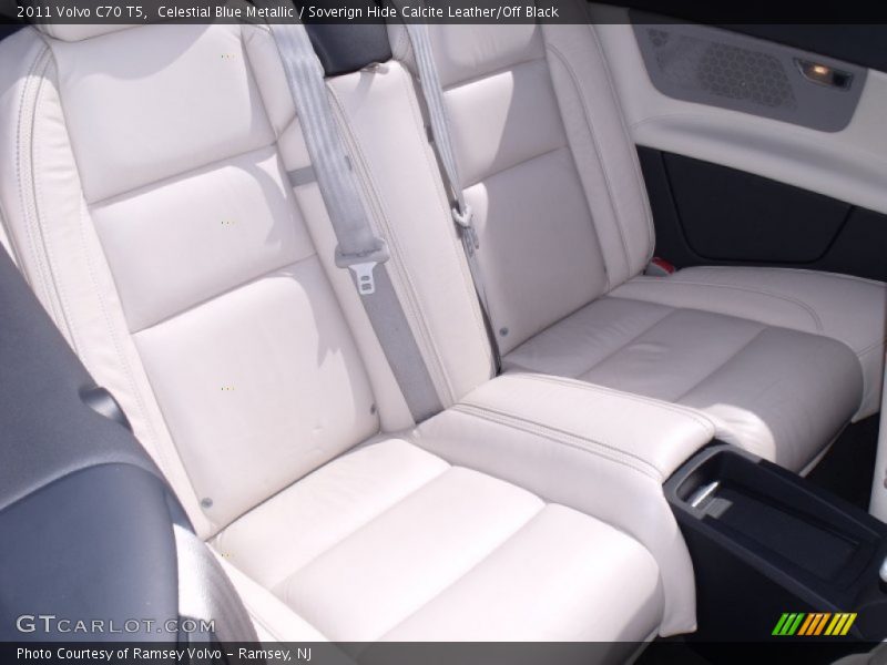 Celestial Blue Metallic / Soverign Hide Calcite Leather/Off Black 2011 Volvo C70 T5
