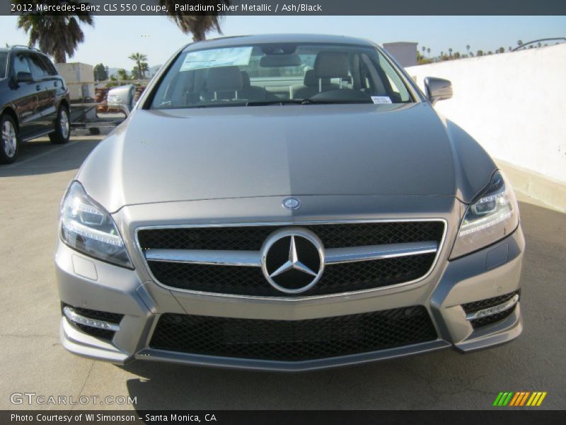 Palladium Silver Metallic / Ash/Black 2012 Mercedes-Benz CLS 550 Coupe