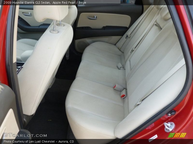 Apple Red Pearl / Beige 2009 Hyundai Elantra GLS Sedan