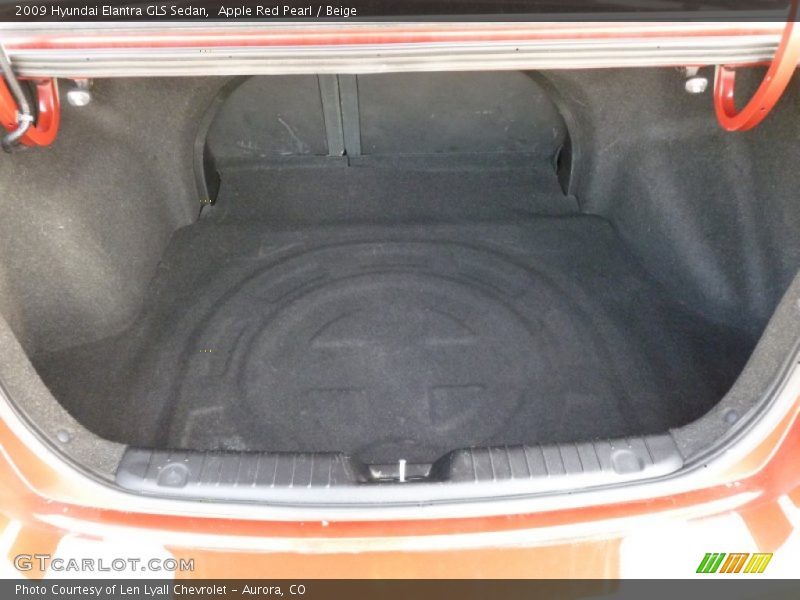 Apple Red Pearl / Beige 2009 Hyundai Elantra GLS Sedan
