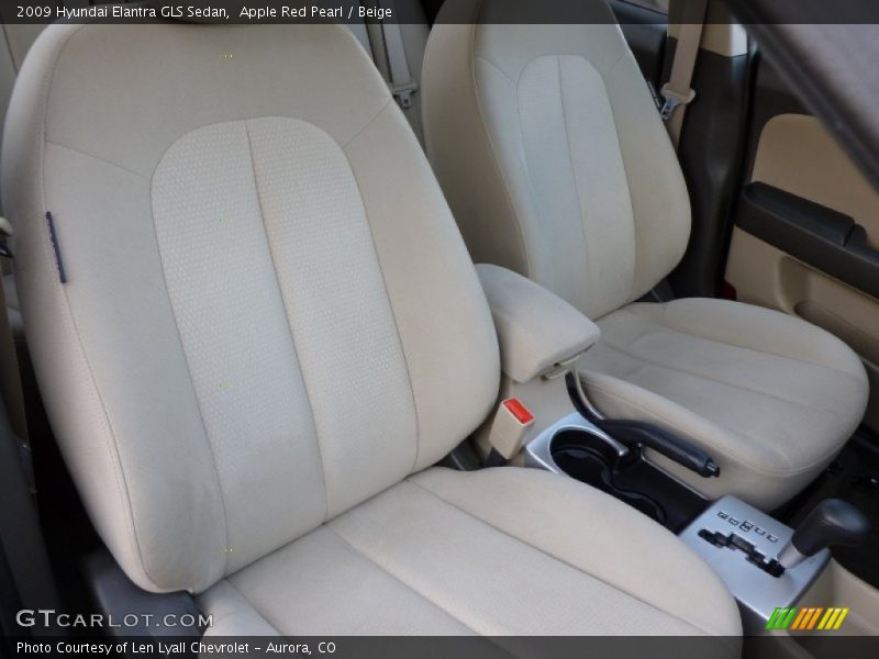 Apple Red Pearl / Beige 2009 Hyundai Elantra GLS Sedan