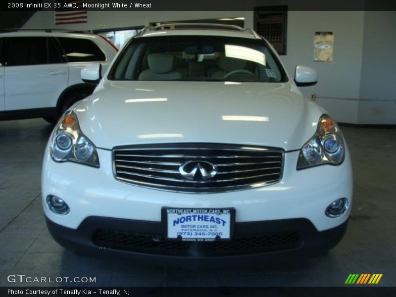Moonlight White / Wheat 2008 Infiniti EX 35 AWD
