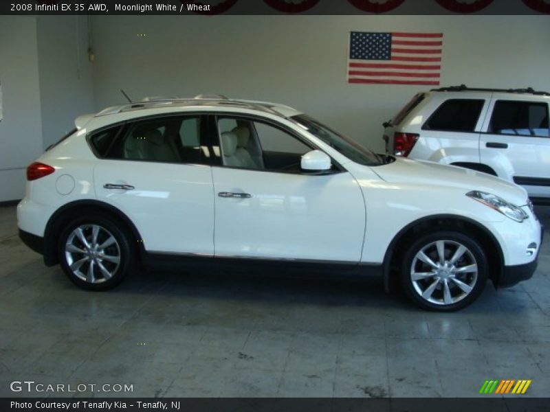 Moonlight White / Wheat 2008 Infiniti EX 35 AWD