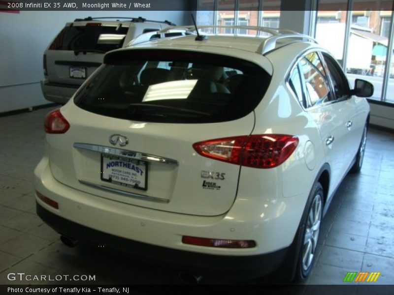 Moonlight White / Wheat 2008 Infiniti EX 35 AWD