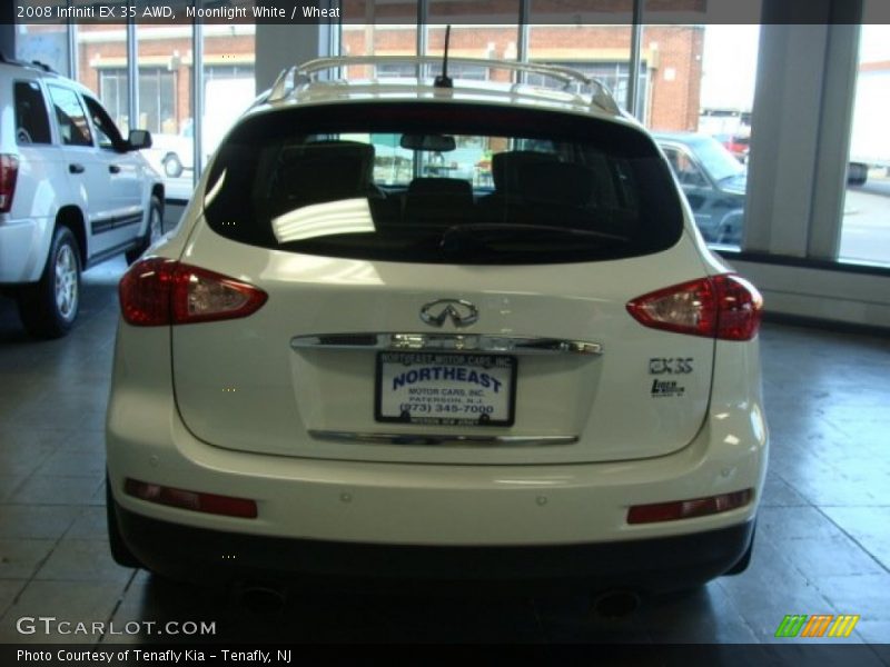 Moonlight White / Wheat 2008 Infiniti EX 35 AWD