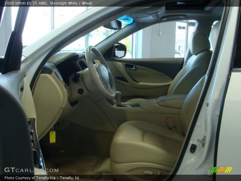 Moonlight White / Wheat 2008 Infiniti EX 35 AWD