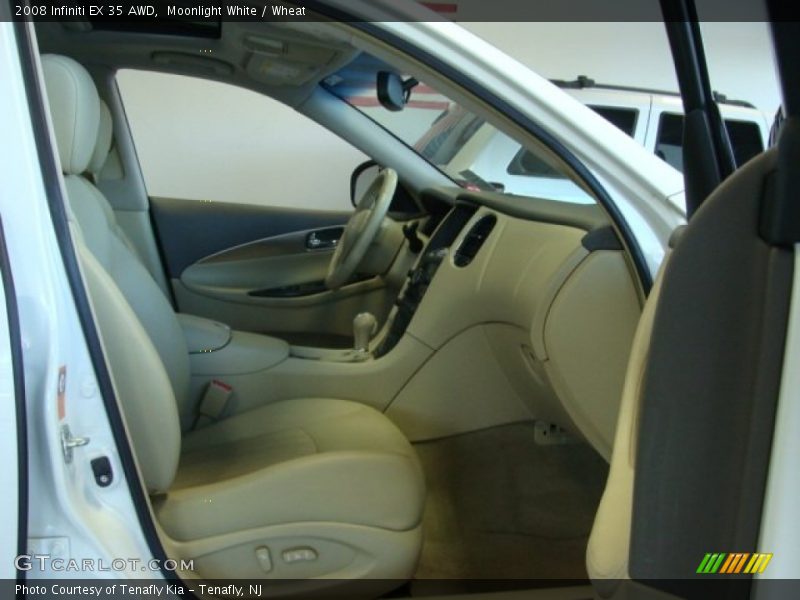 Moonlight White / Wheat 2008 Infiniti EX 35 AWD