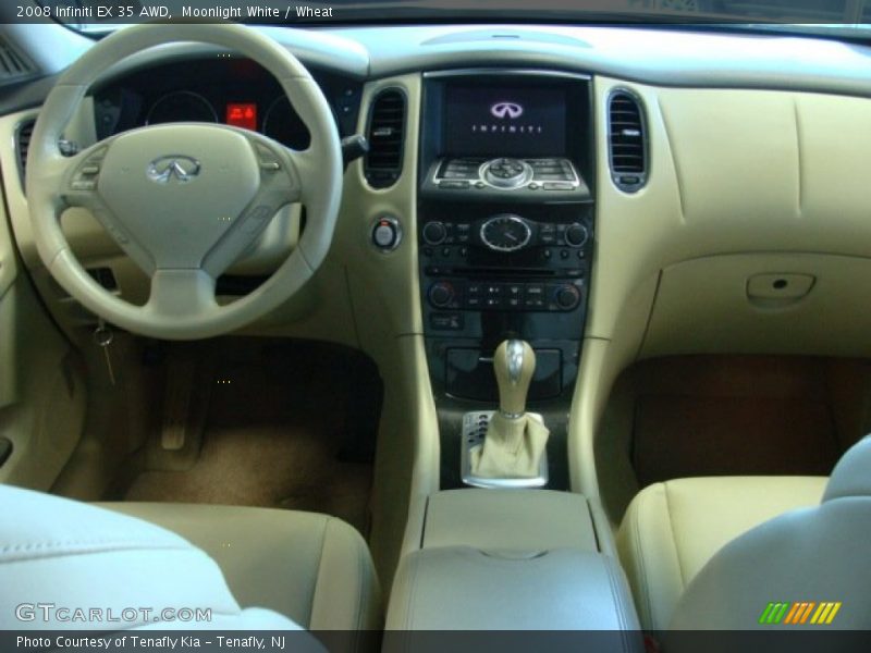 Moonlight White / Wheat 2008 Infiniti EX 35 AWD